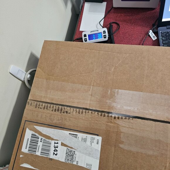 Max De Carlo Italian Knee-High Boots 7B Brown Suede & Leather Croc Embossed - Picture 11 of 11